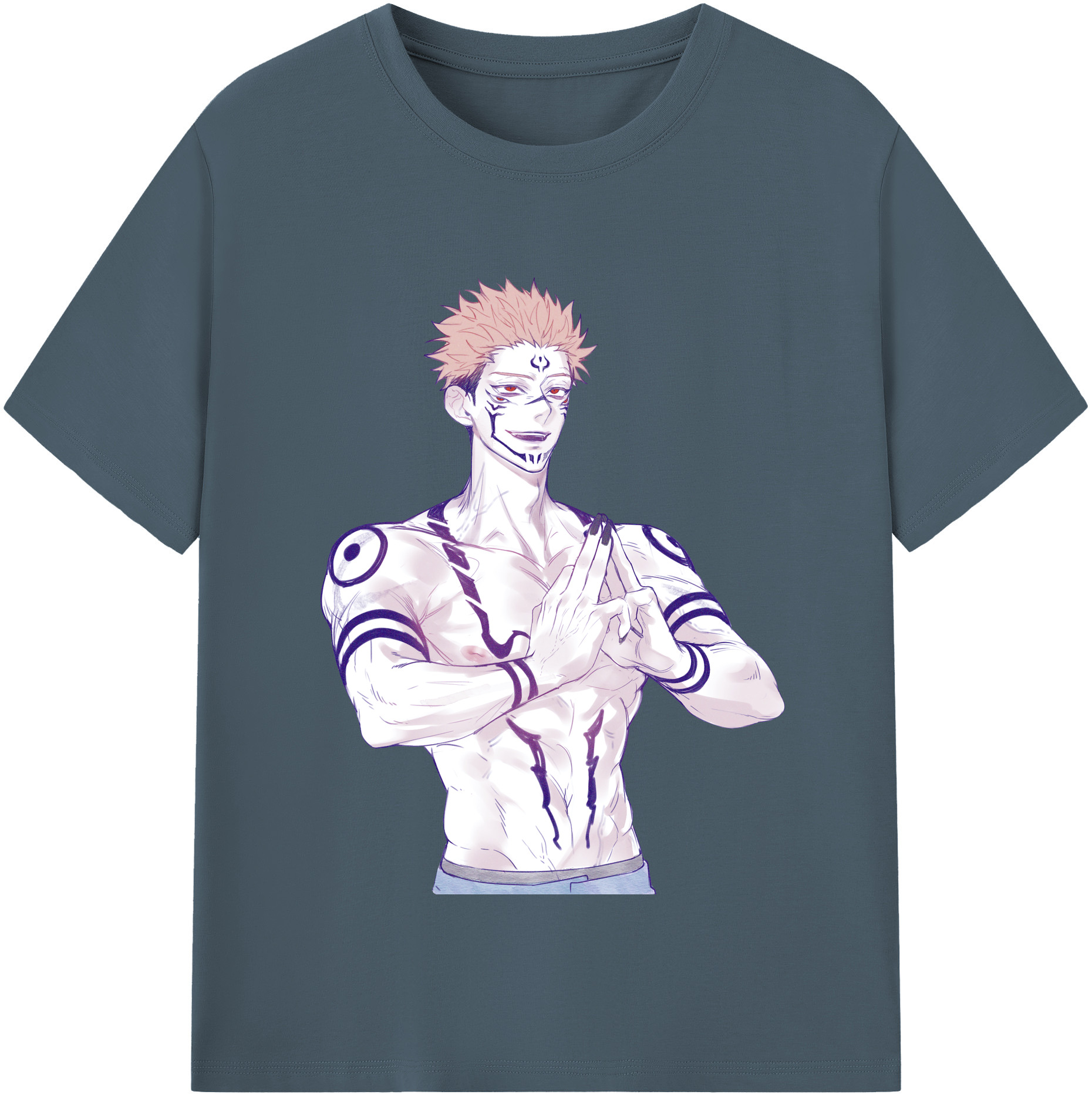 （画像用） 呪術廻戦 Jujutsu Kaisen 綿100％半袖Tシャツ（フロントプリント）